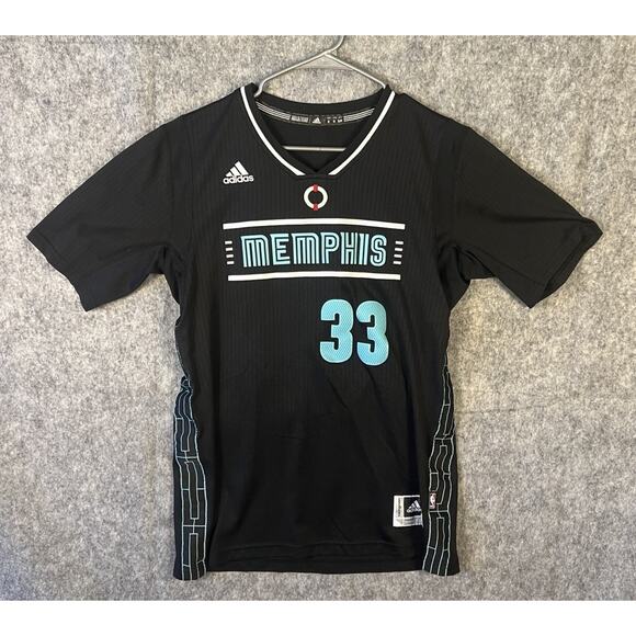 Rare Adidas NBA Memphis Grizzlies Marc Gasol MLK50 BHM Basketball Small Jersey - Picture 1 of 8